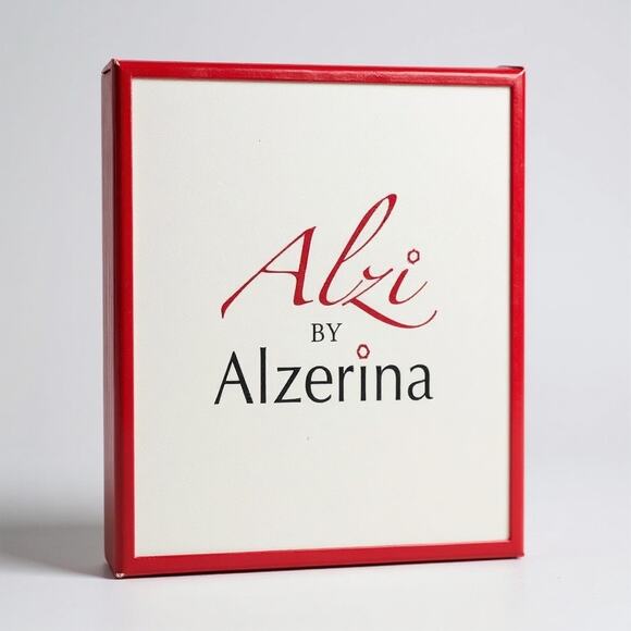 Alzi by Alzerina Magnolia Earrings. Jet Hemetite 24kt Gold-Plated Handmade in NY - Picture 4 of 7